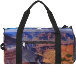 Beauty Grand Canyon Barrel Gym Bags for Men And Women, Duffle Bag for Travel Sports Bag Camping Weekend Carry on Overnight Duffel Bag with Shoulder Strap