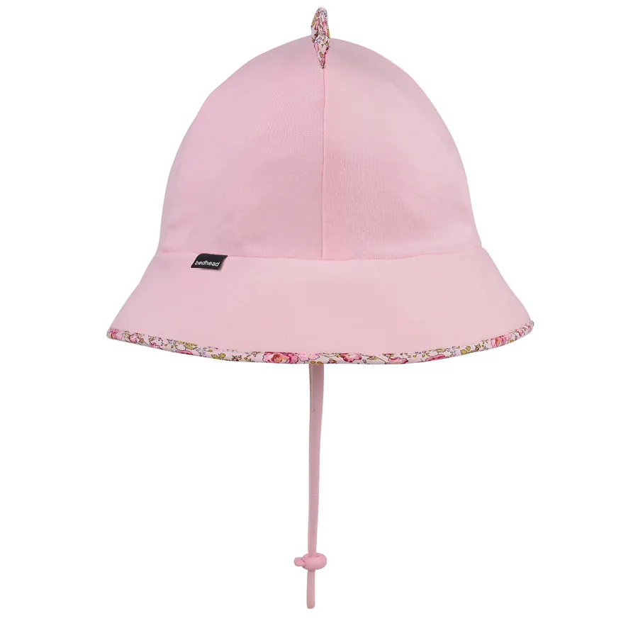 Bedhead | Paisley Trimmed Kitty Toddler Bucket Hat - Blush