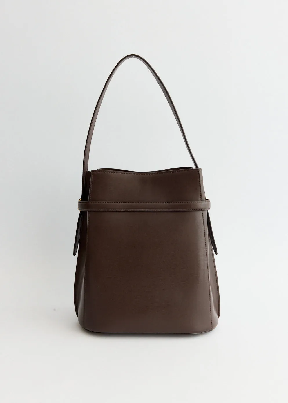 Belted Bucket Bag