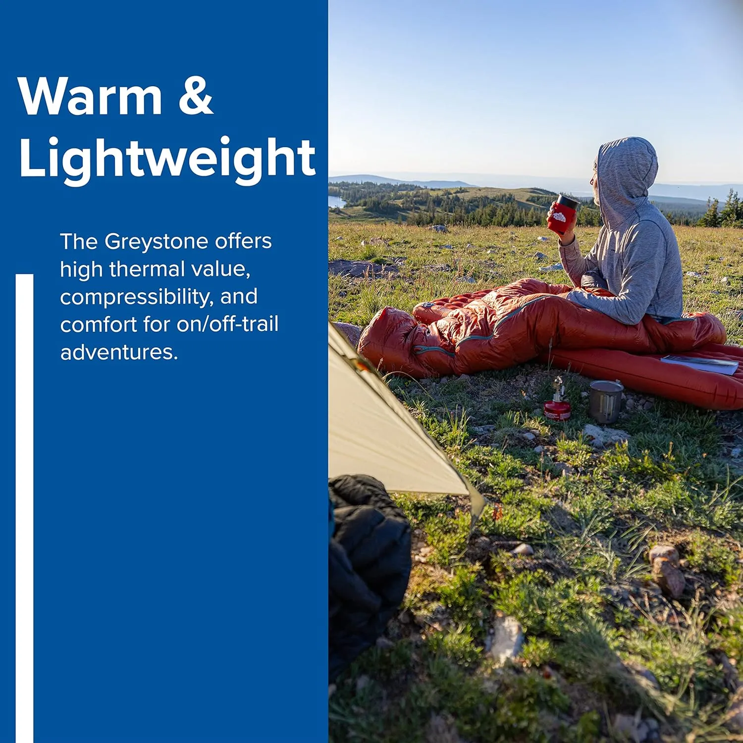 Big Agnes Greystone | 0-30 Degree 600 DownTek Fill Mummy Sleeping Bag