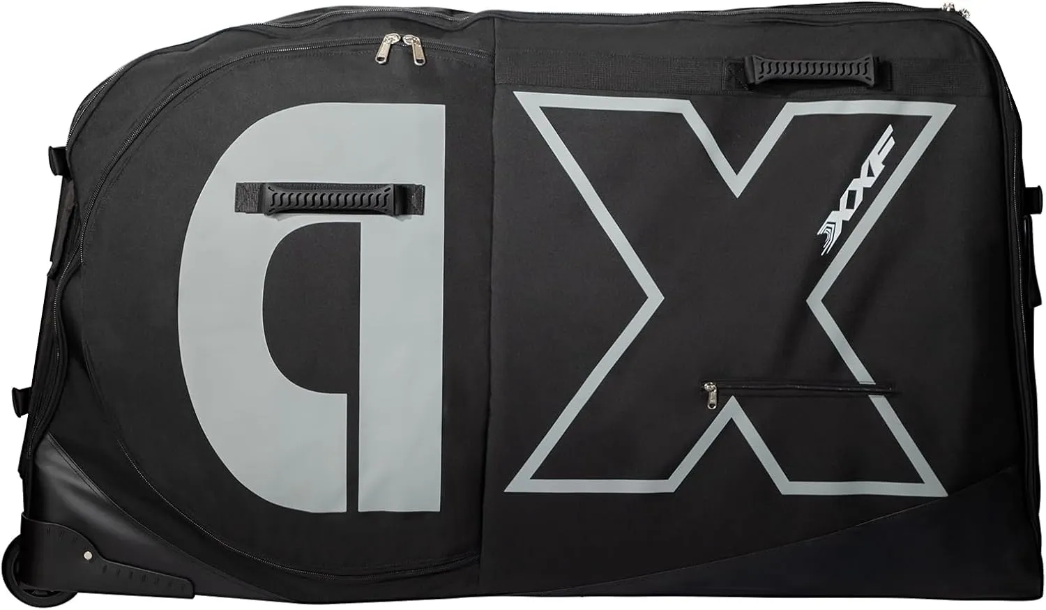 Bike Travel Case & Bike Travel Bag - Bicycle Pro Transport Equipment for Air Flights - Oversized Capacity, Waterproof Fabric with 4 Aluminum Support Bars, Wheel Protection Tubes & YKK Zippers