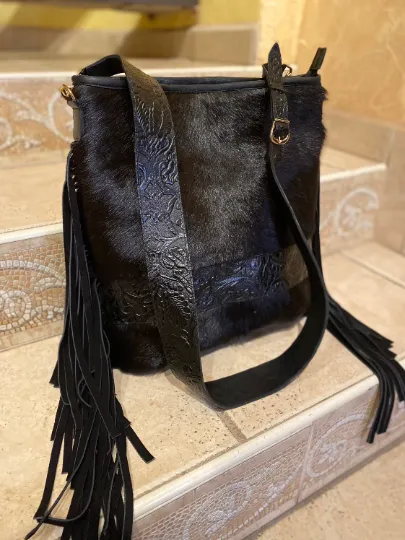 Black-Beauty Shoulder Bag /Cross-body Tote