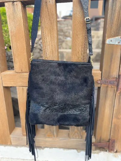 Black-Beauty Shoulder Bag /Cross-body Tote