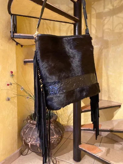 Black-Beauty Shoulder Bag /Cross-body Tote