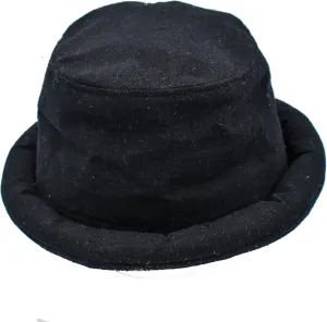 Black Gypsy Bucket Hat - Boho Tribal Festival Hat for Men & Women