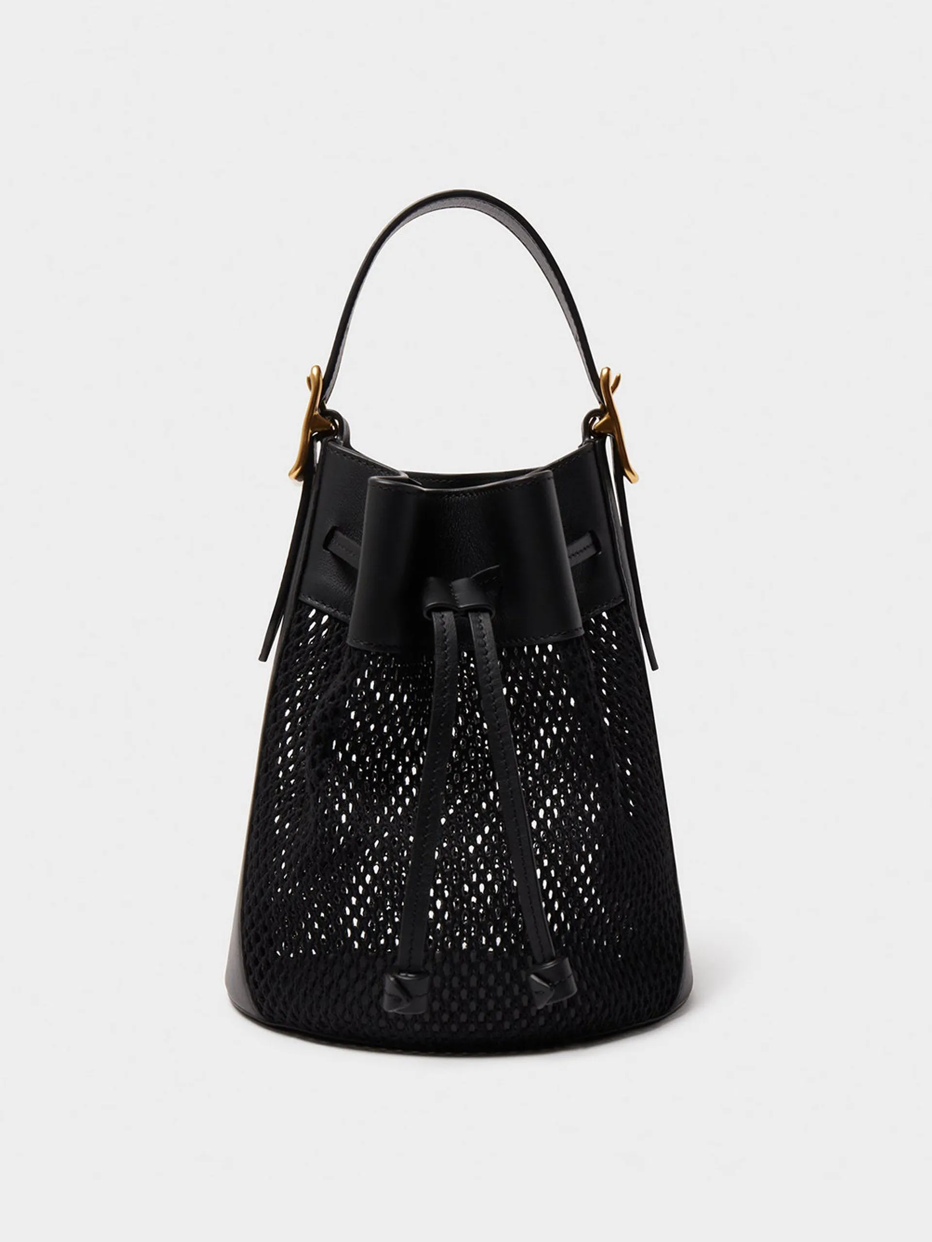 Black Mesh Poppy bag