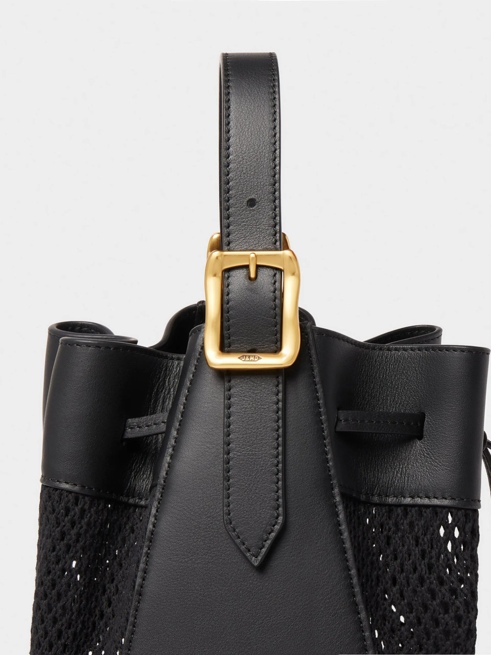 Black Mesh Poppy bag