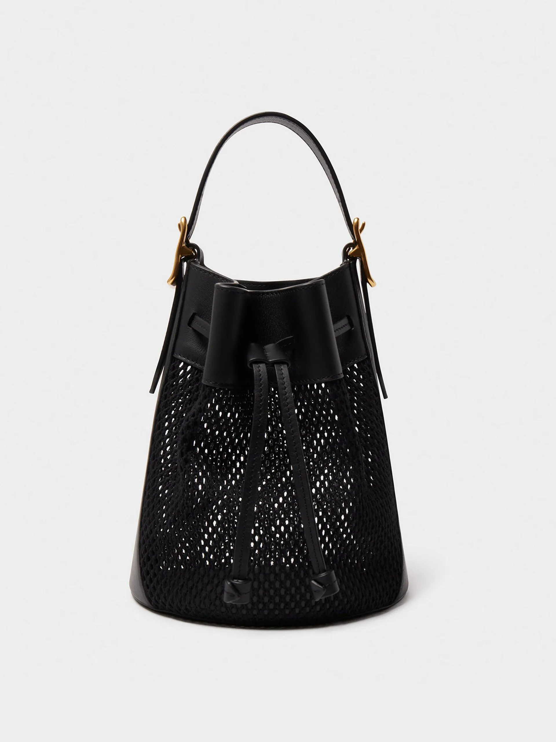 Black Mesh Poppy bag