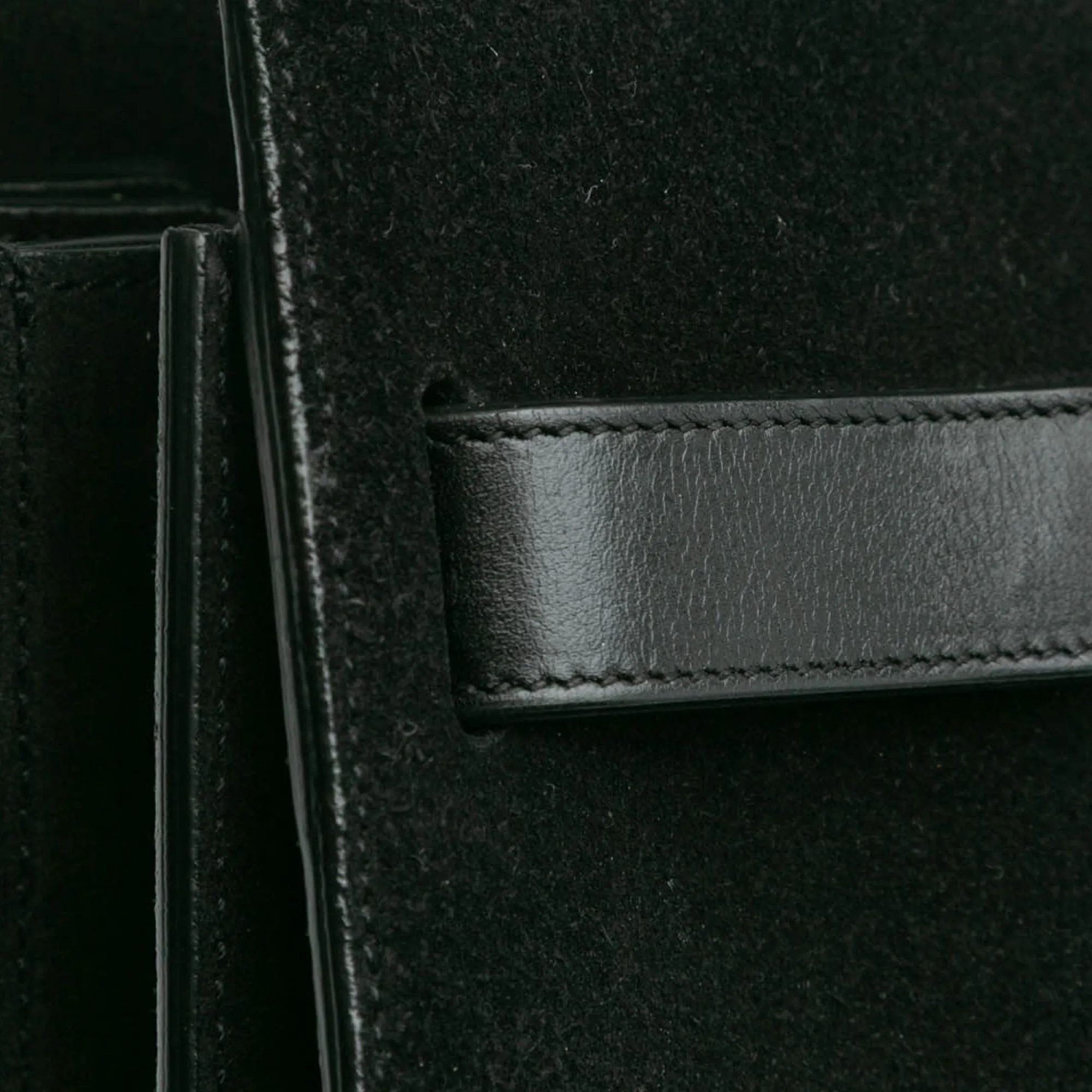Black Saint Laurent Small Suede Sac De Jour Satchel