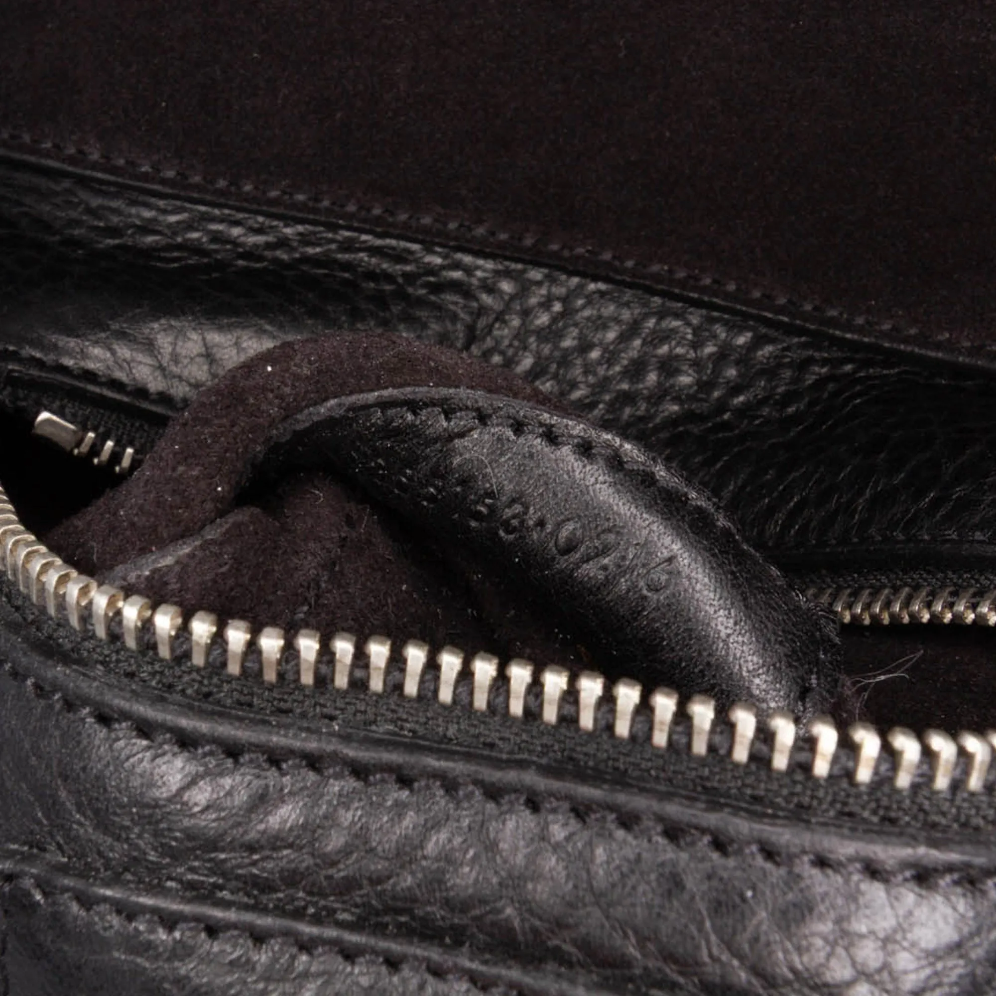 Black Saint Laurent Small Suede Sac De Jour Satchel