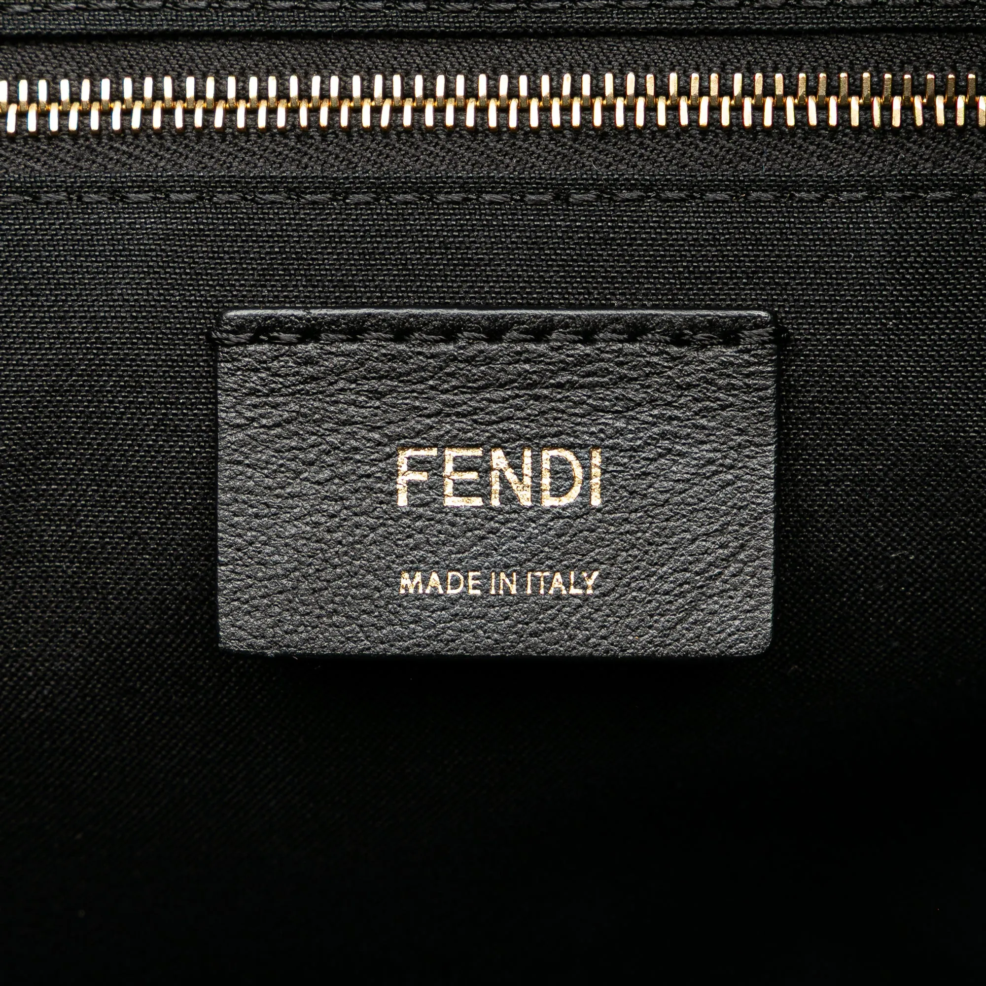 Blue Fendi Joshua Vides Zucca Coated Canvas Cloudy Shopper Satchel