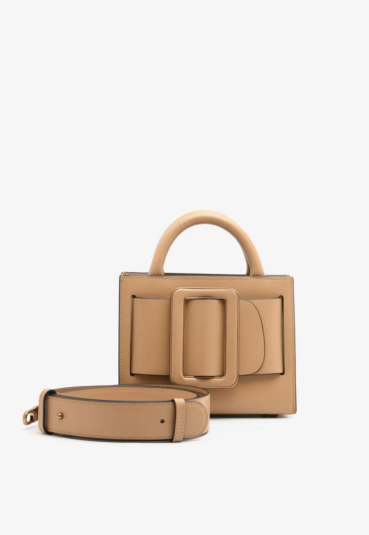 Bobby 18 Calf Leather Top Handle Bag
