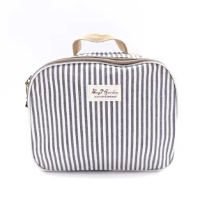Bolsa de merienda waterproof Rayas Antracita Bags Garden