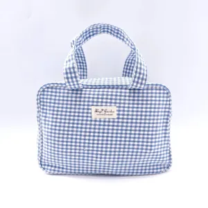 Bolso de mano algodón Vichy Marino Bags Garden