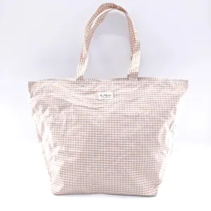 Bolso de playa base ancha waterproof Vichy Topo Bags Garden