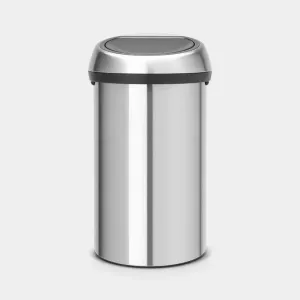 Brabantia Touch Bin - 60 Liters, Matt Steel Fingerprint Proof