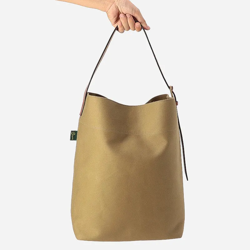 Brady Leven Large Khaki Bucket Bag