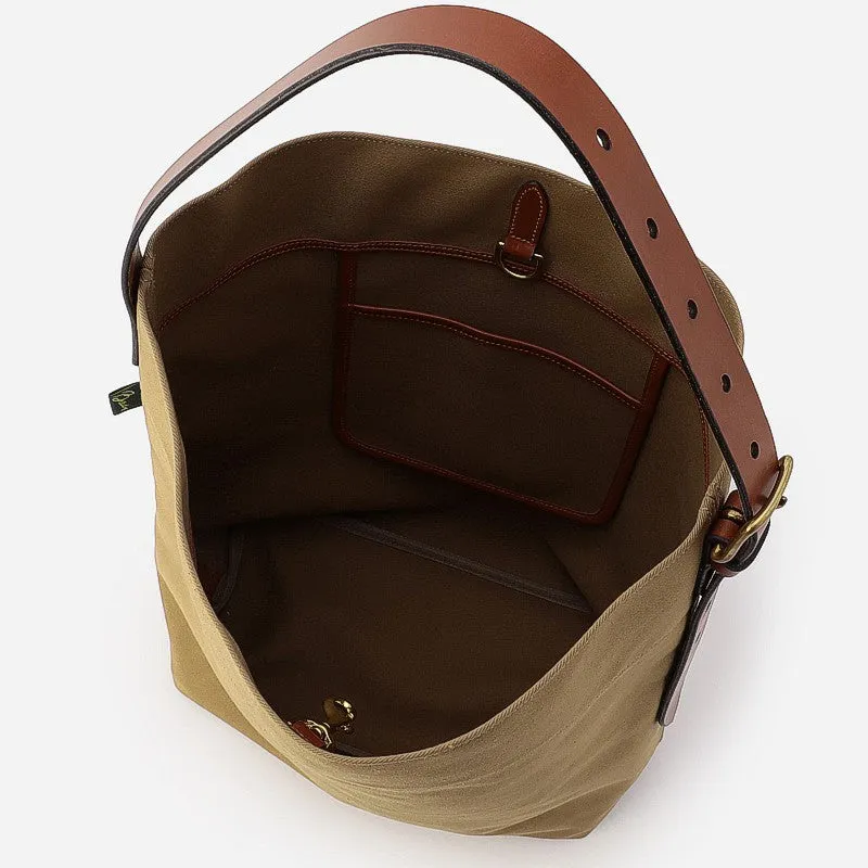 Brady Leven Large Khaki Bucket Bag