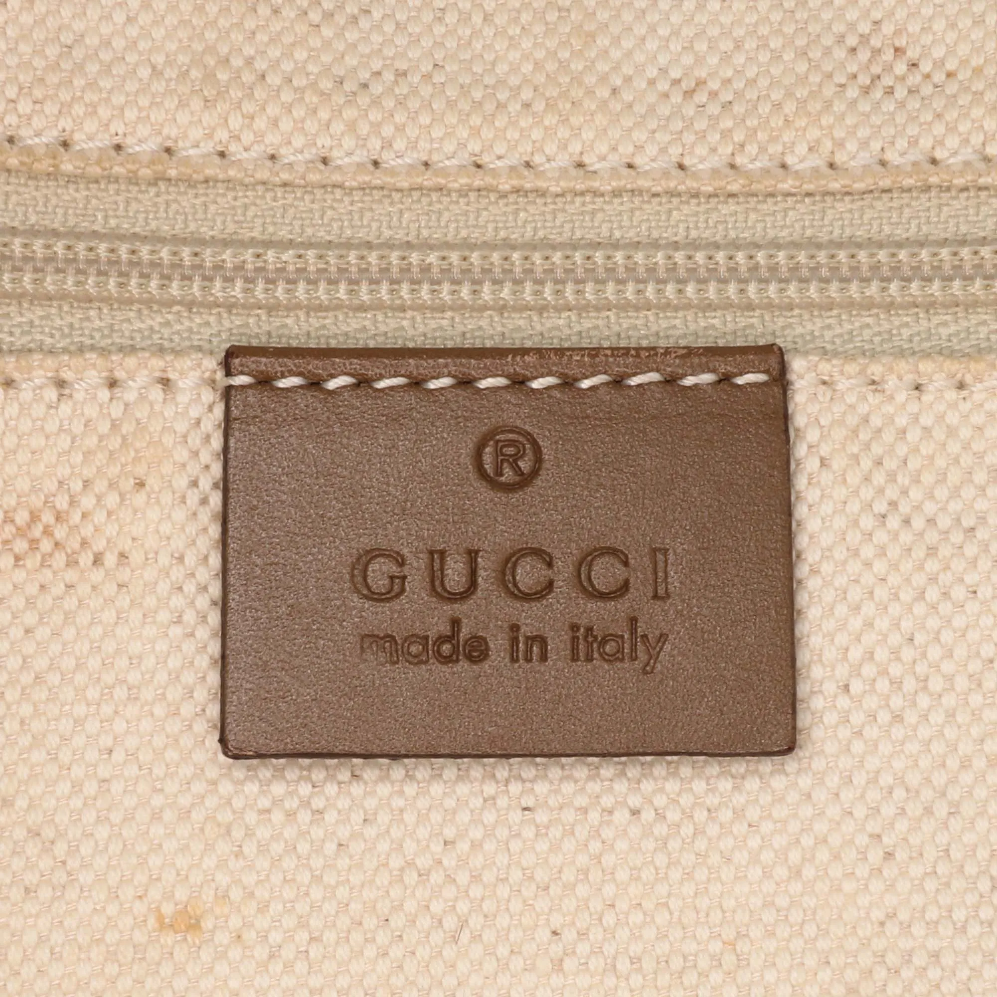 Brown Gucci GG Canvas Sukey  Satchel