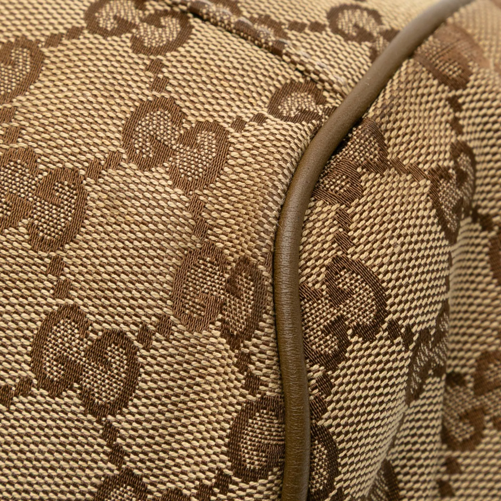 Brown Gucci GG Canvas Sukey  Satchel
