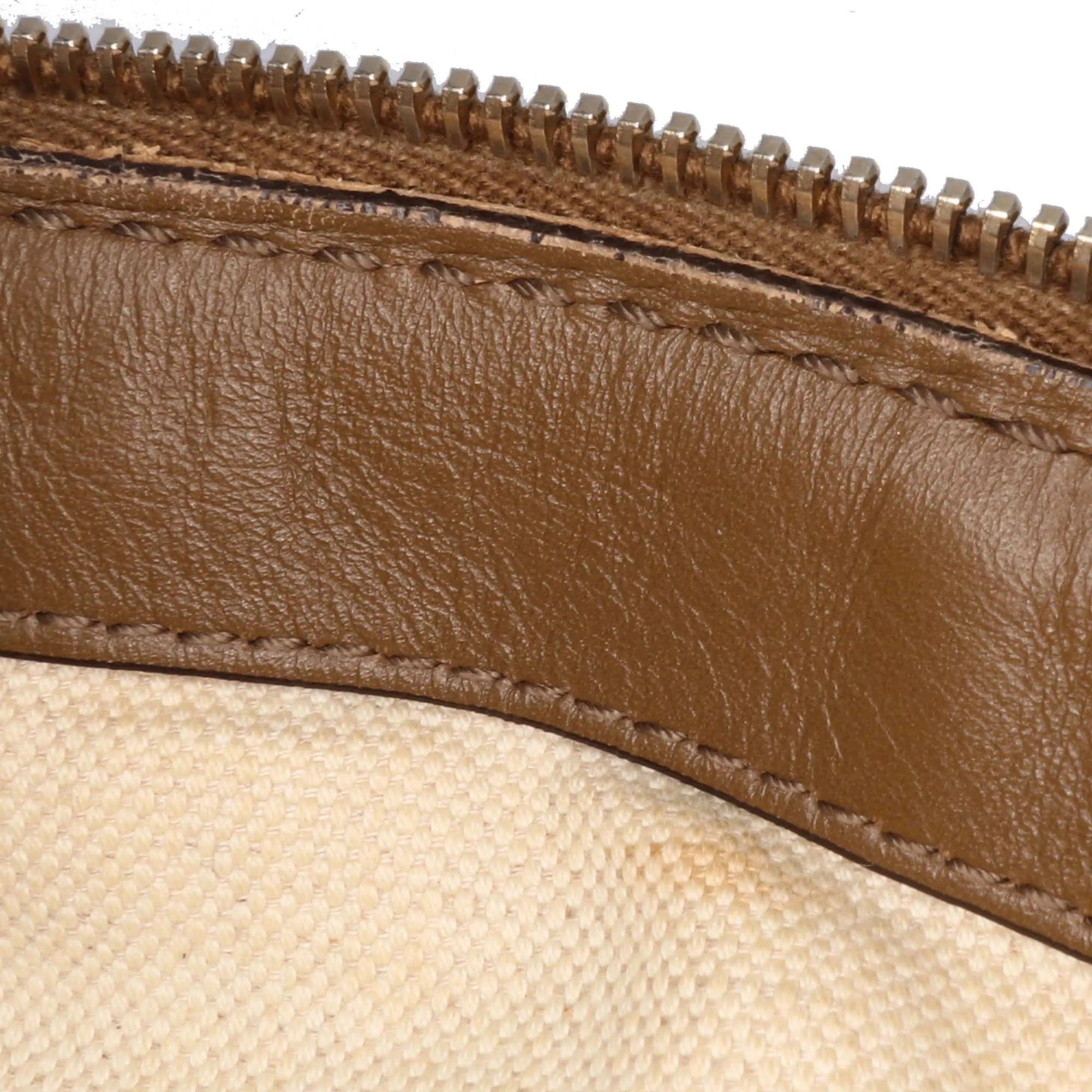 Brown Gucci GG Canvas Sukey  Satchel