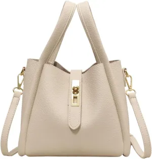 Bucket Bags For Women Top Handle Bag Mini Shoulder Crossbody Bag Small Handbag Vegan Leather Trendy Vintage Tote Purses