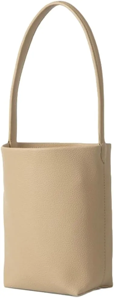 Bucket Handbag for Women Vegan Leather Shoulder Purses Casual Tote Bag for Work Top Handle Bag with Drawstring Purse