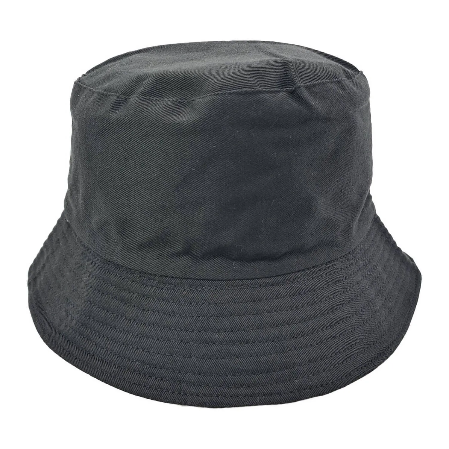 Bucket Hat - Reversible Cow Print And Plain Black - Maz