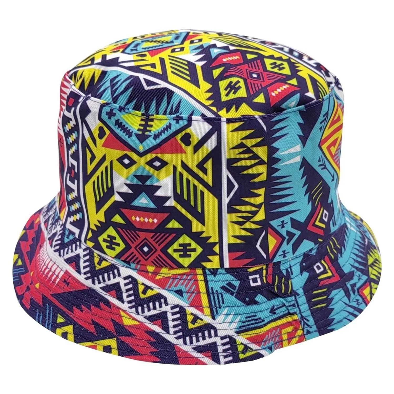 Bucket Hat - Reversible - Tribal Design