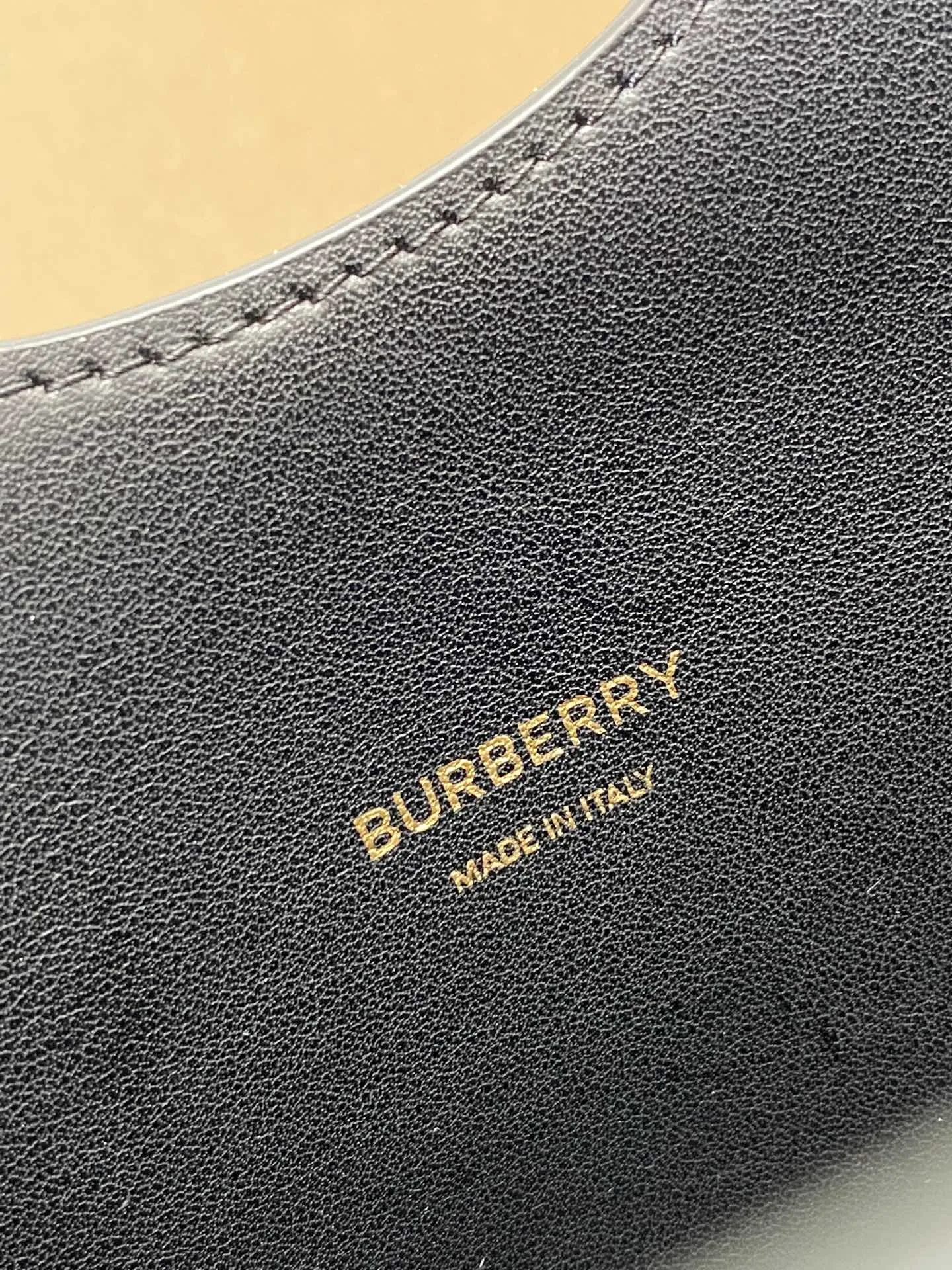Burberry Small Leather Pocket Bucket Bag