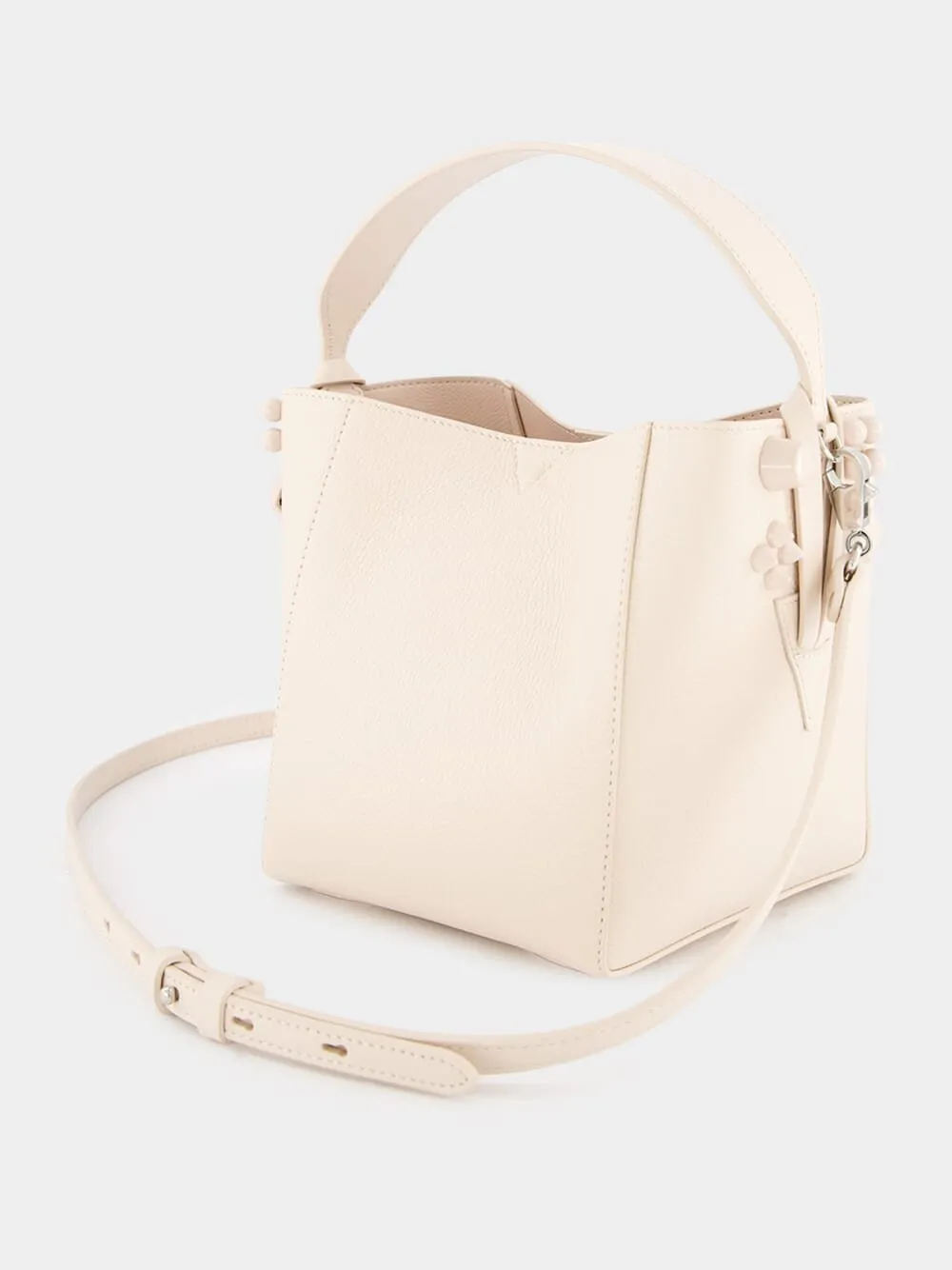 Cabachic Mini Leather Bucket bag