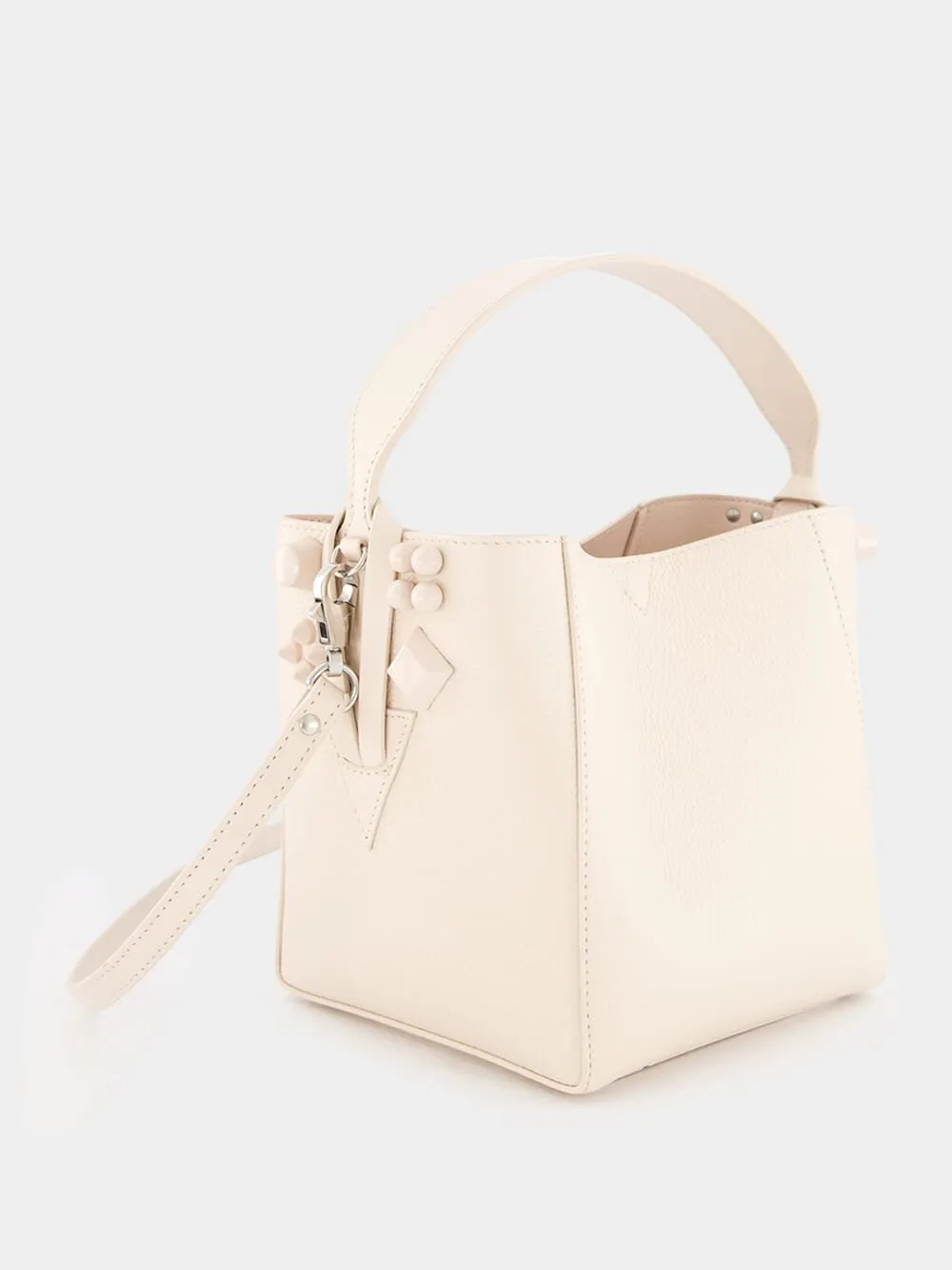 Cabachic Mini Leather Bucket bag