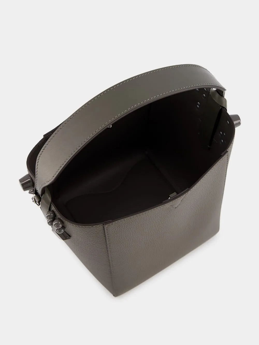 Cabachic Mini Leather Bucket bag