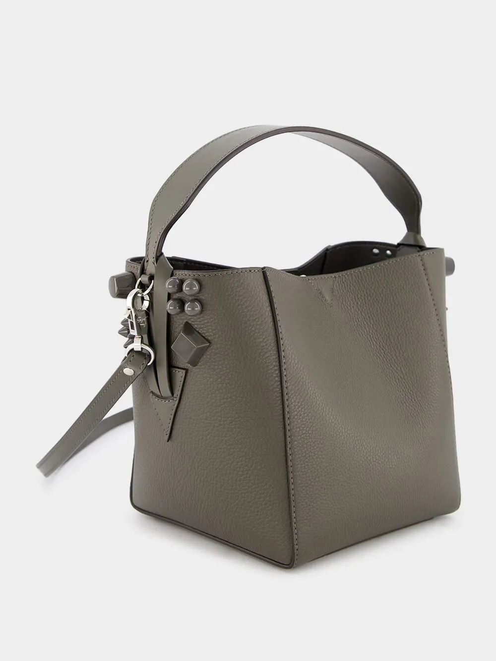 Cabachic Mini Leather Bucket bag