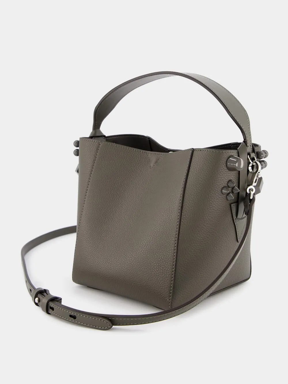 Cabachic Mini Leather Bucket bag