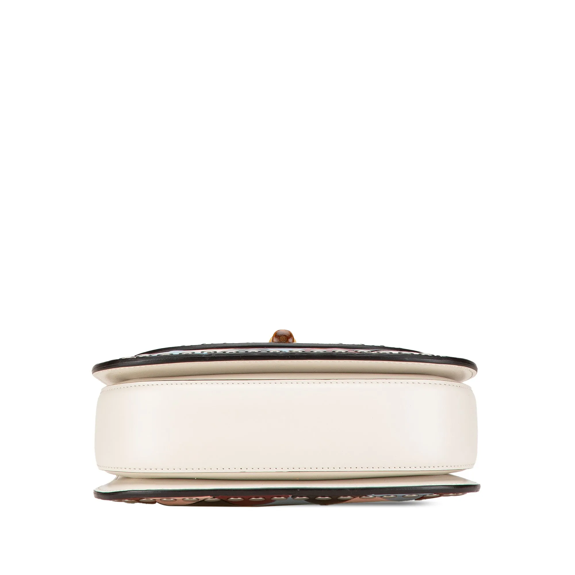 Calfskin Lovelight Bamboo Top Handle Bag