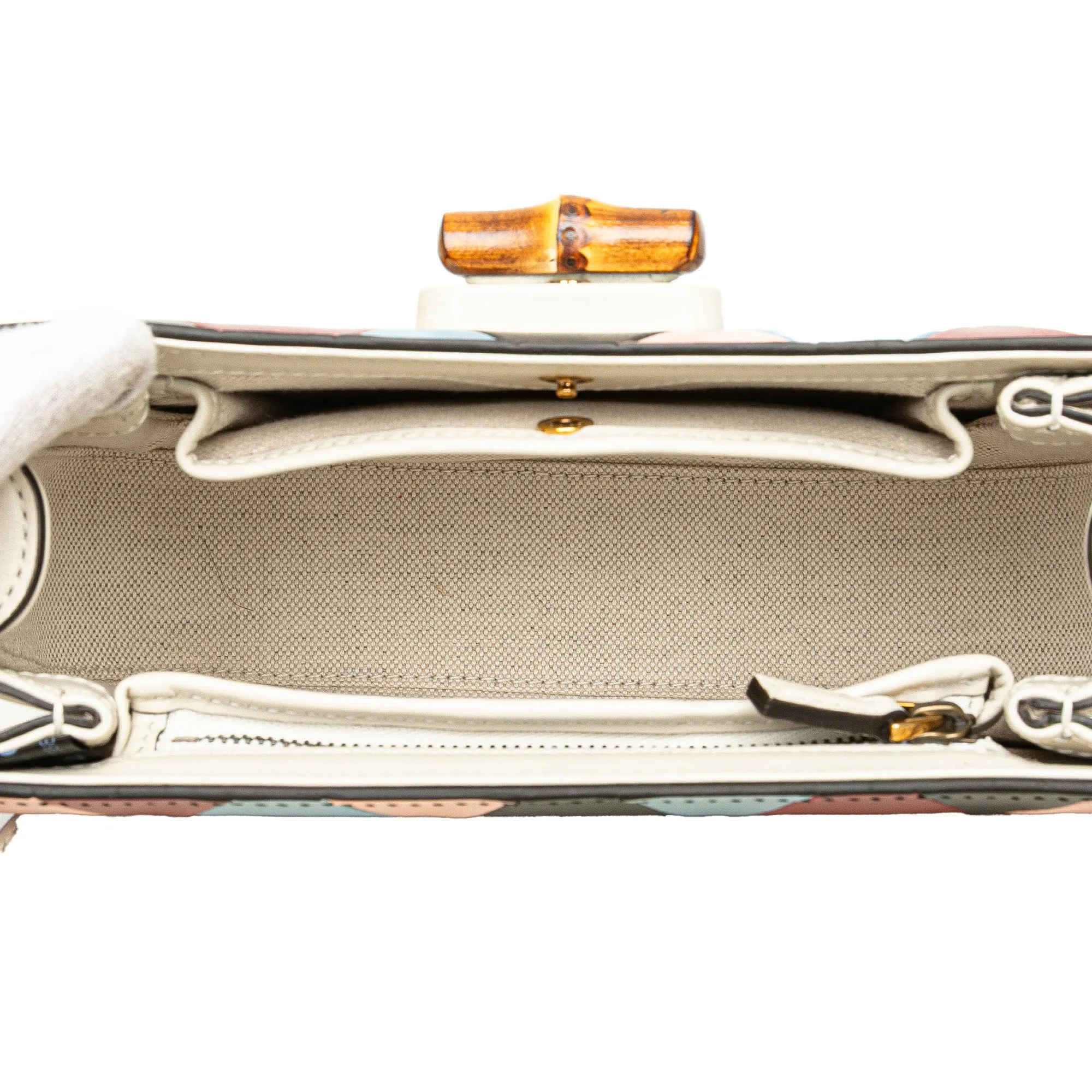 Calfskin Lovelight Bamboo Top Handle Bag