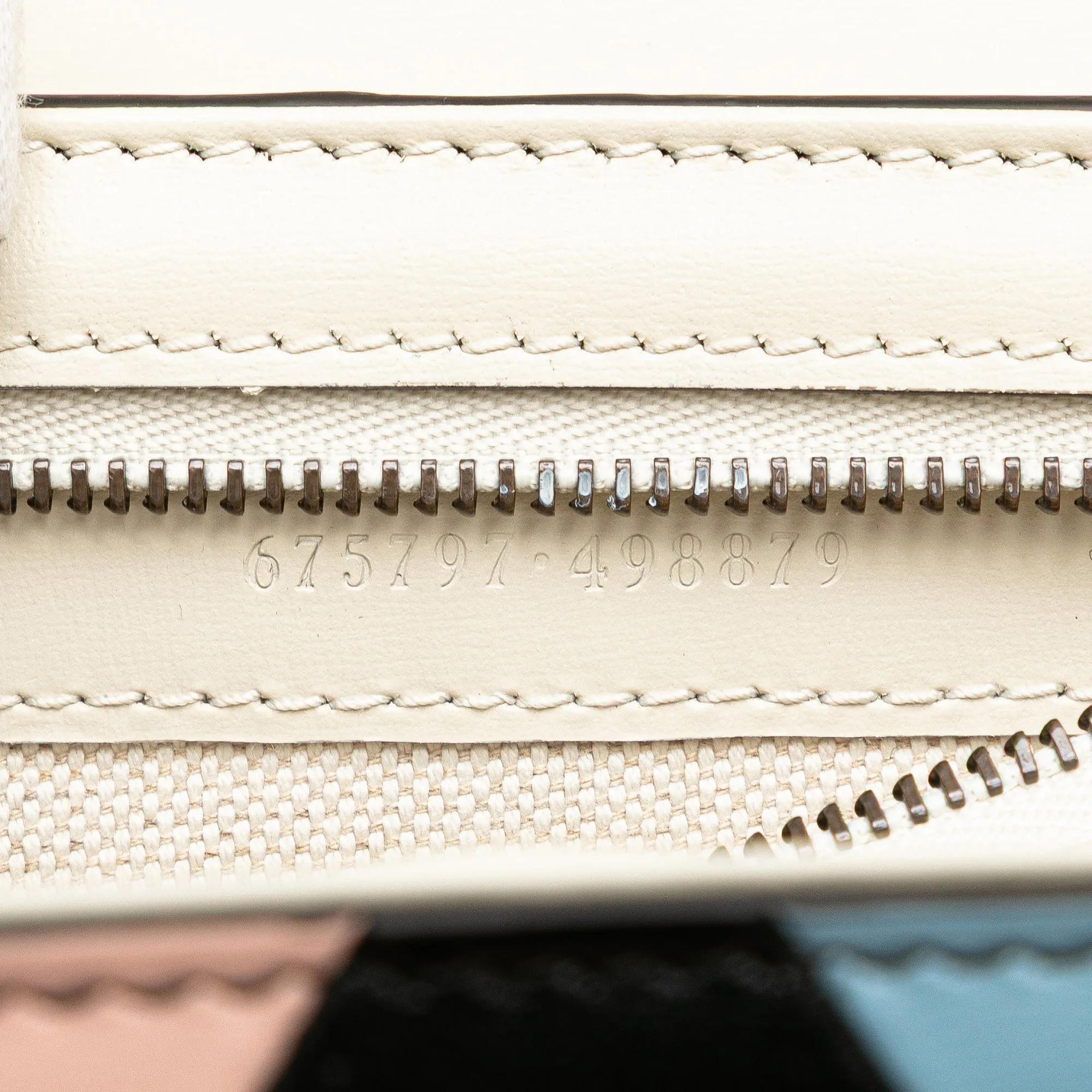 Calfskin Lovelight Bamboo Top Handle Bag