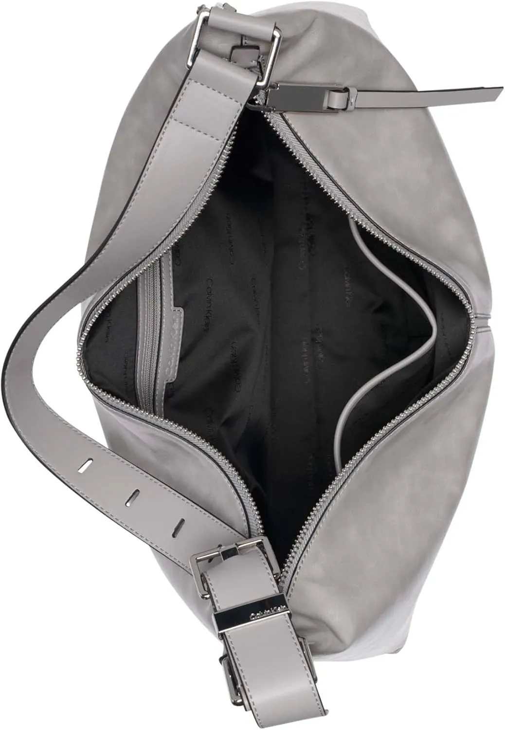 Calvin Klein Max Oversized Top Zip Hobo Shoulder Bag