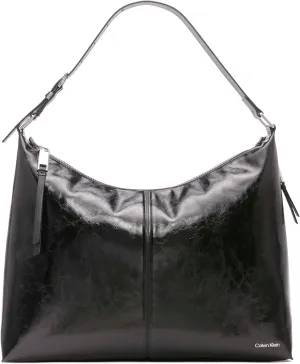 Calvin Klein Max Oversized Top Zip Hobo Shoulder Bag