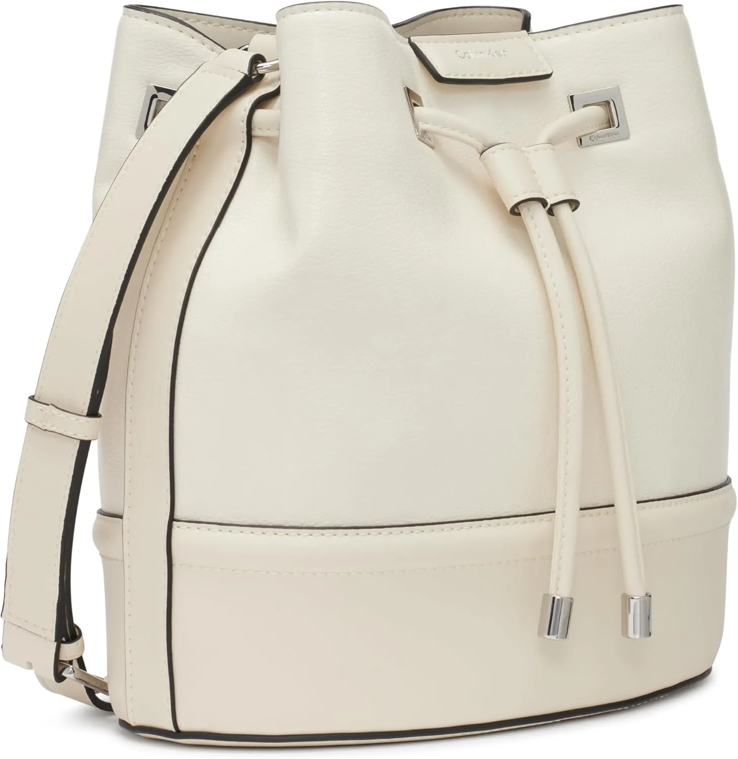 Calvin Klein Women's Ash Crossbody Bag – Vegan Leather, Monogram, 2 Pockets