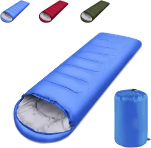 Camping Sleeping Bag - Lightweight Backpacking Sleeping Bag for Adults Boys and Girls, Waterproof Camping Gear Equipment, Traveling, and Outdoors