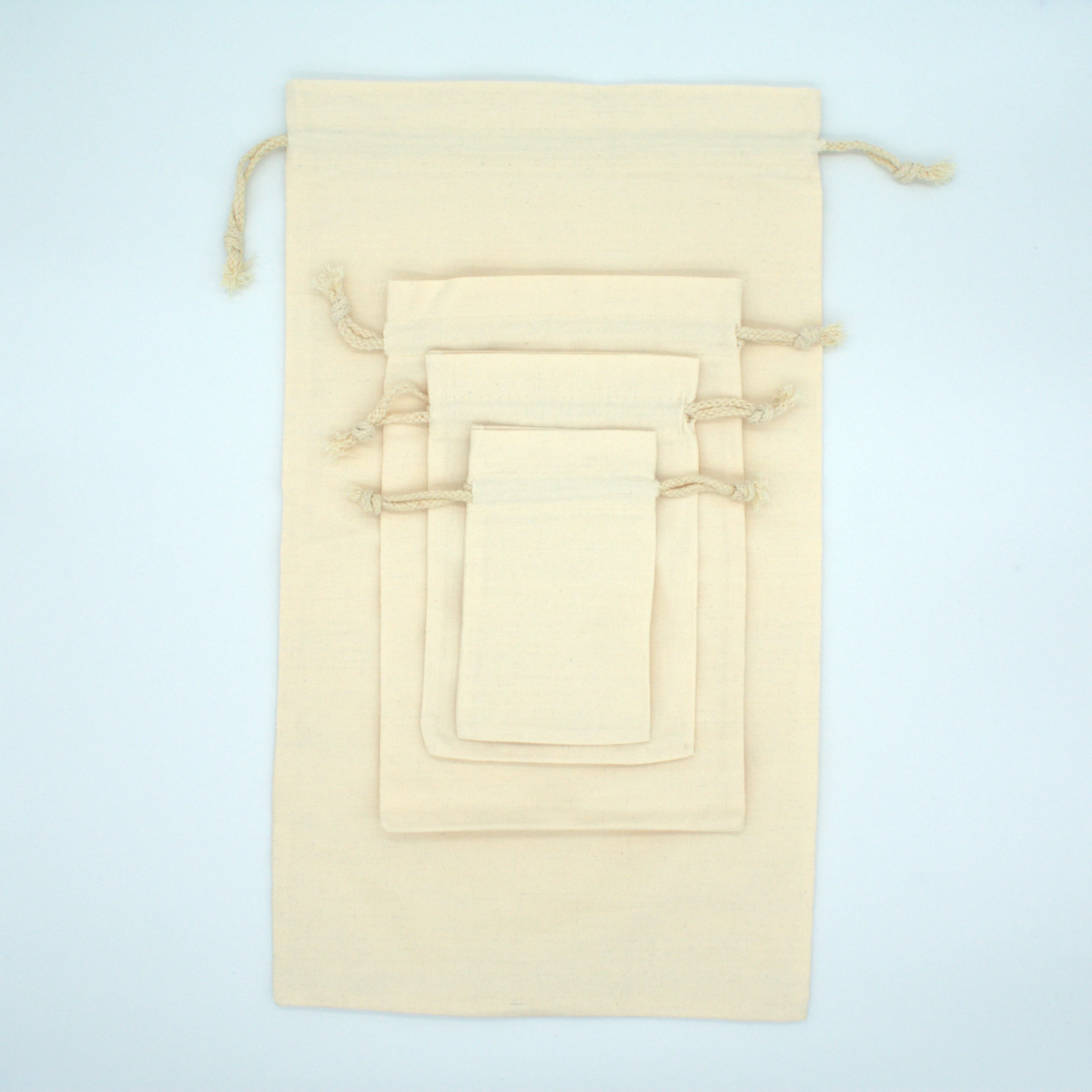 Canvas Drawstring Bag - Blank