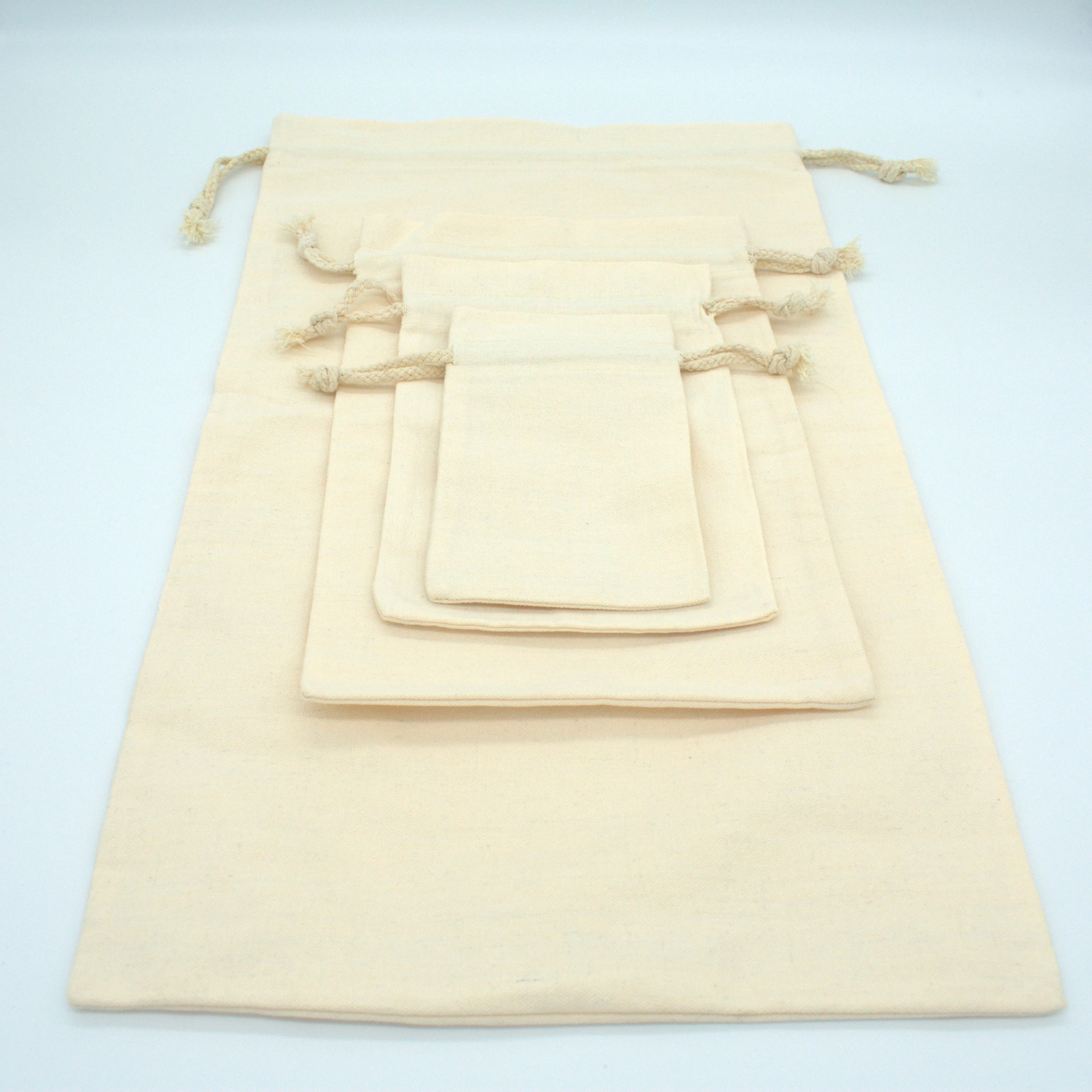 Canvas Drawstring Bag - Blank
