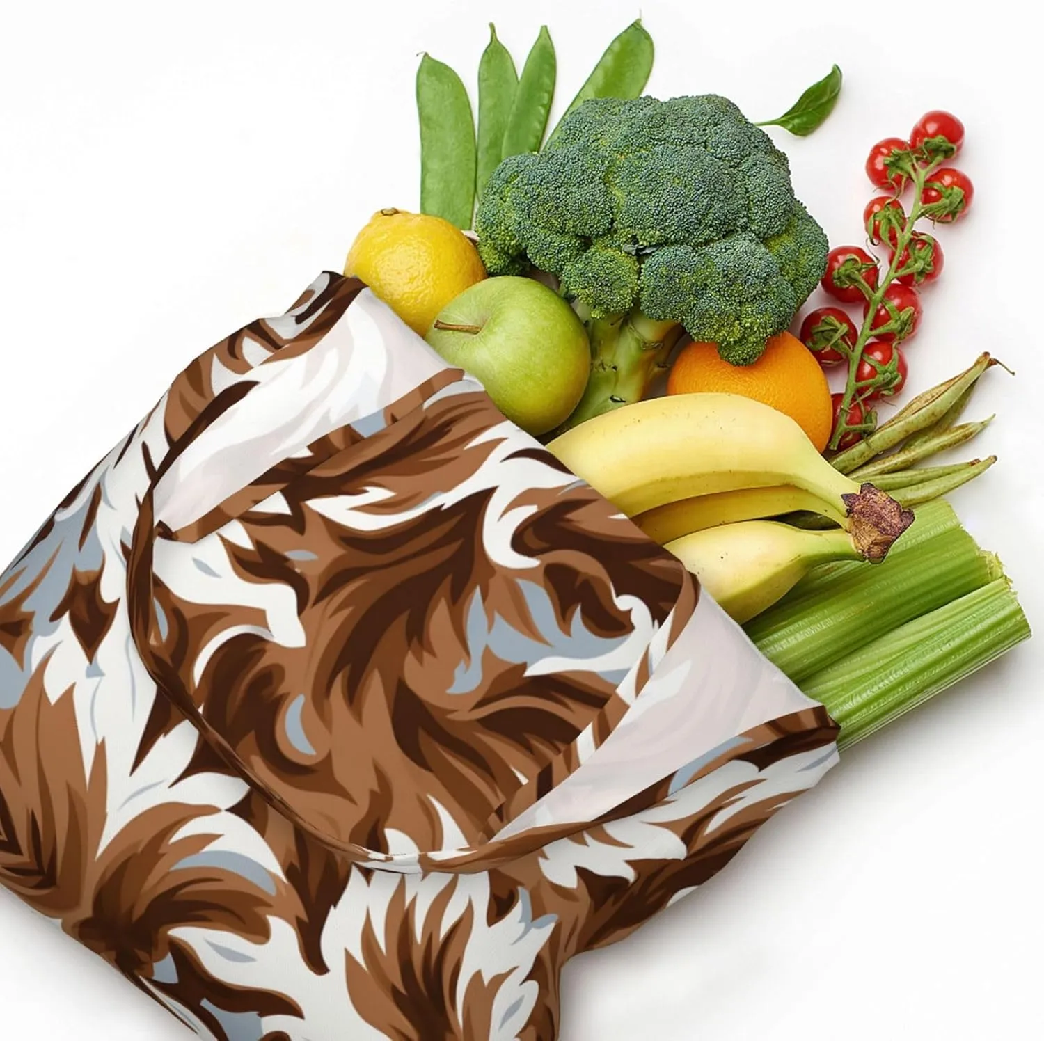 Canvas Tote Bag Lightweight Reusable Grocery Shopping Bag Candies on the Table Handbag for Women Men
