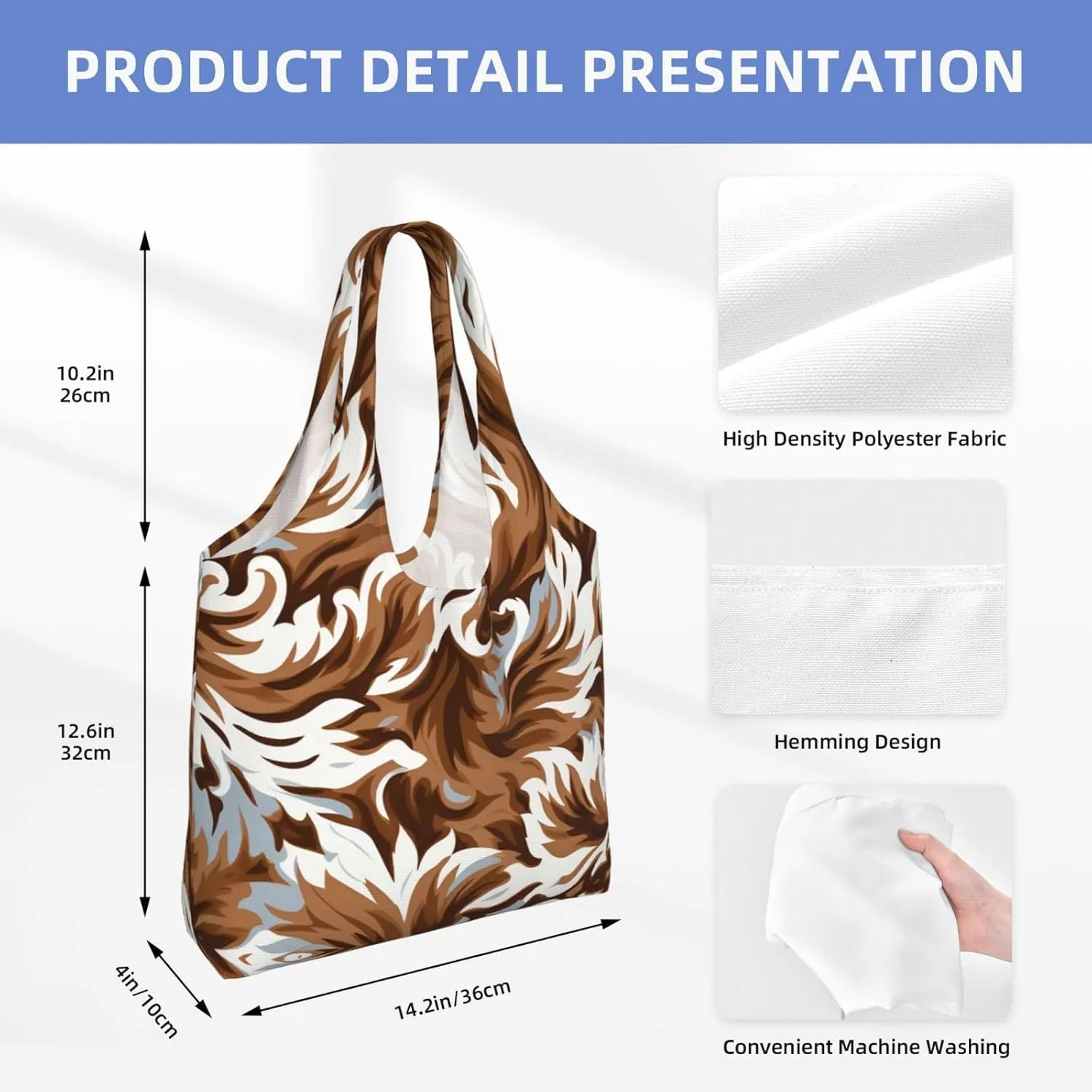 Canvas Tote Bag Lightweight Reusable Grocery Shopping Bag Candies on the Table Handbag for Women Men