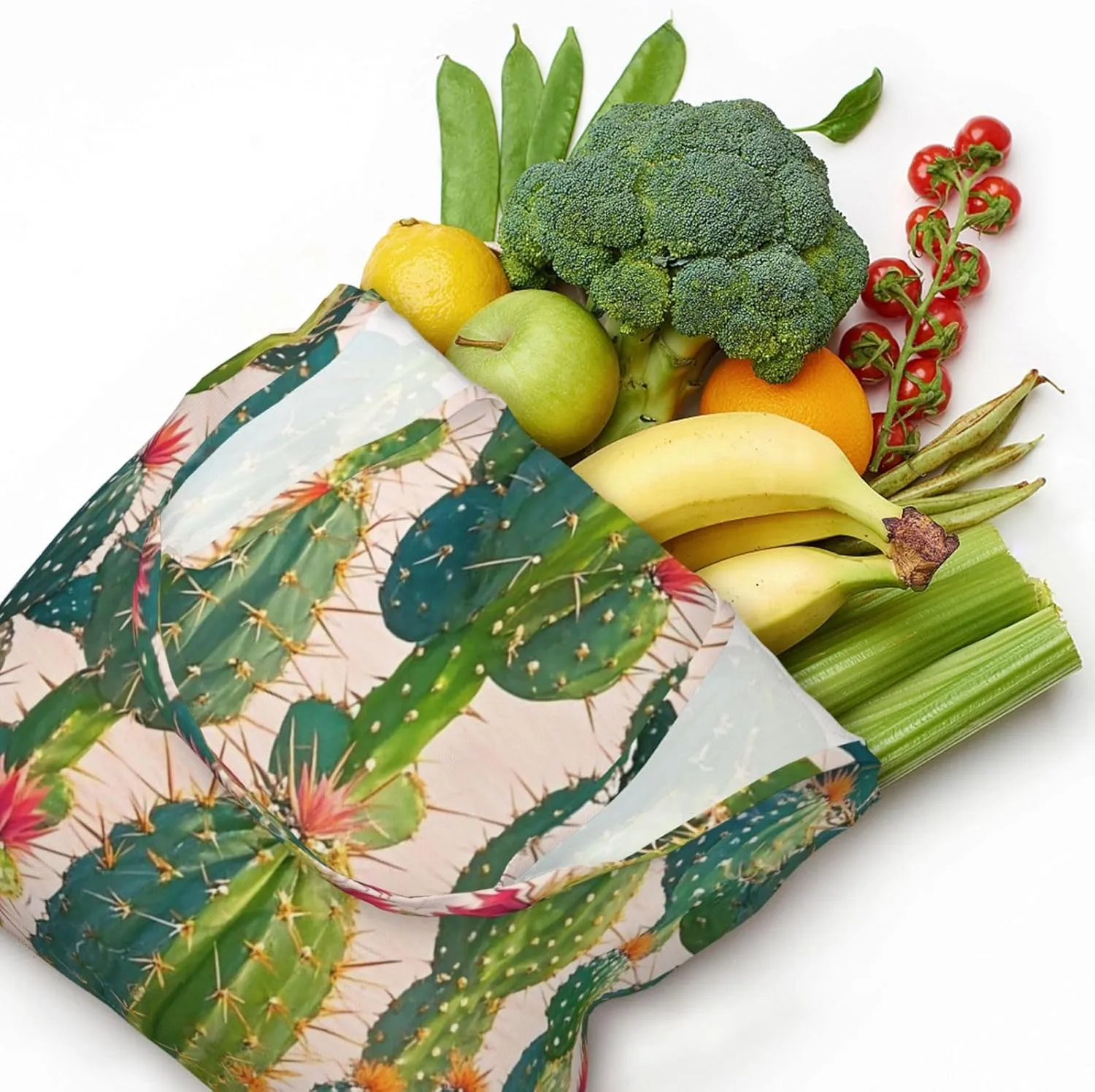 Canvas Tote Bag Lightweight Reusable Grocery Shopping Bag Heaps of Orange Monarch Butterflies Handbag for Women Men