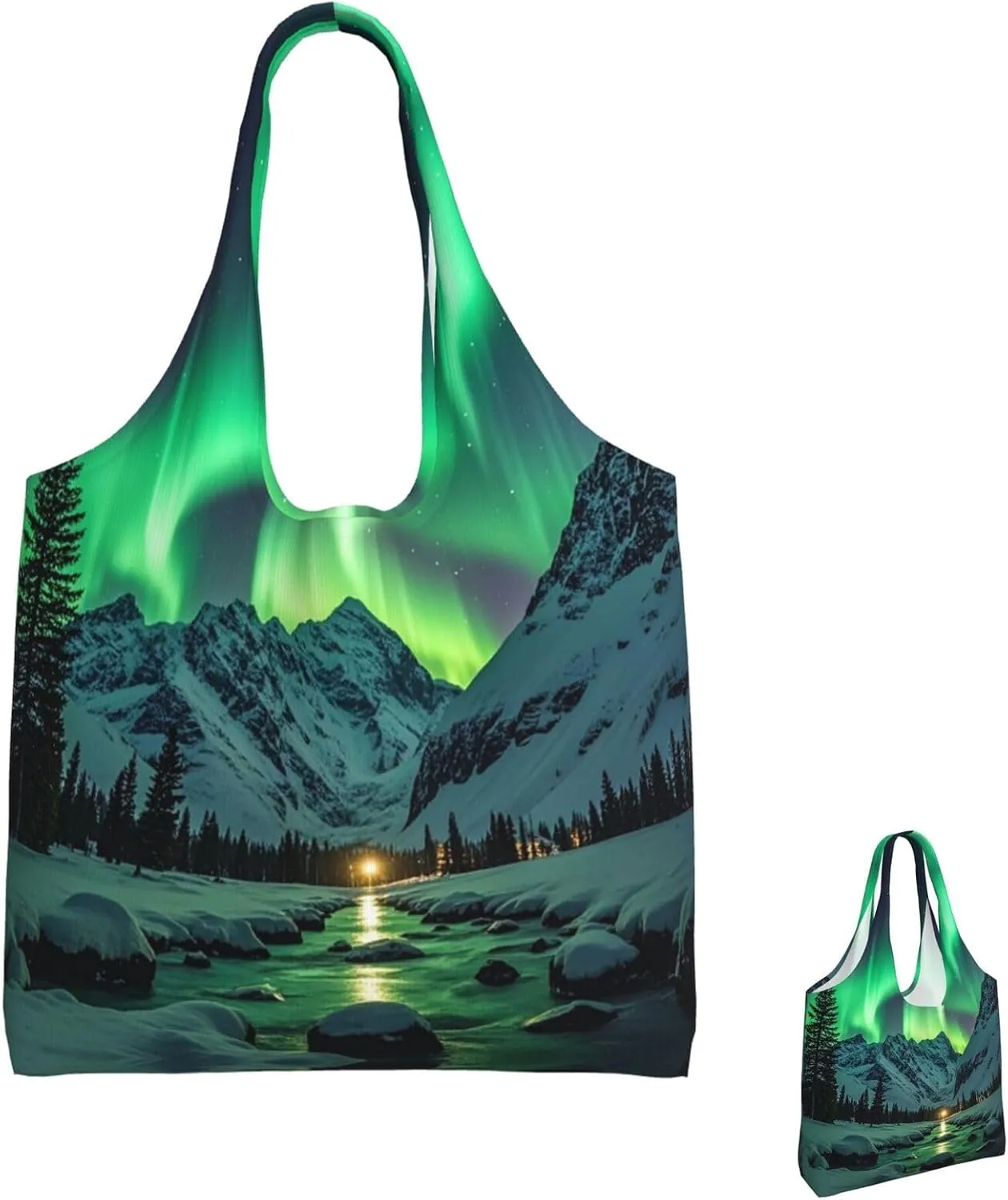 Canvas Tote Bag Lightweight Reusable Grocery Shopping Bag Ocean Sea Animal Shark Handbag for Women Men