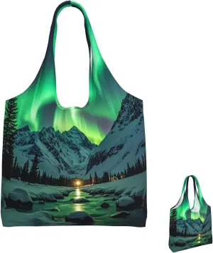 Canvas Tote Bag Lightweight Reusable Grocery Shopping Bag Ocean Sea Animal Shark Handbag for Women Men