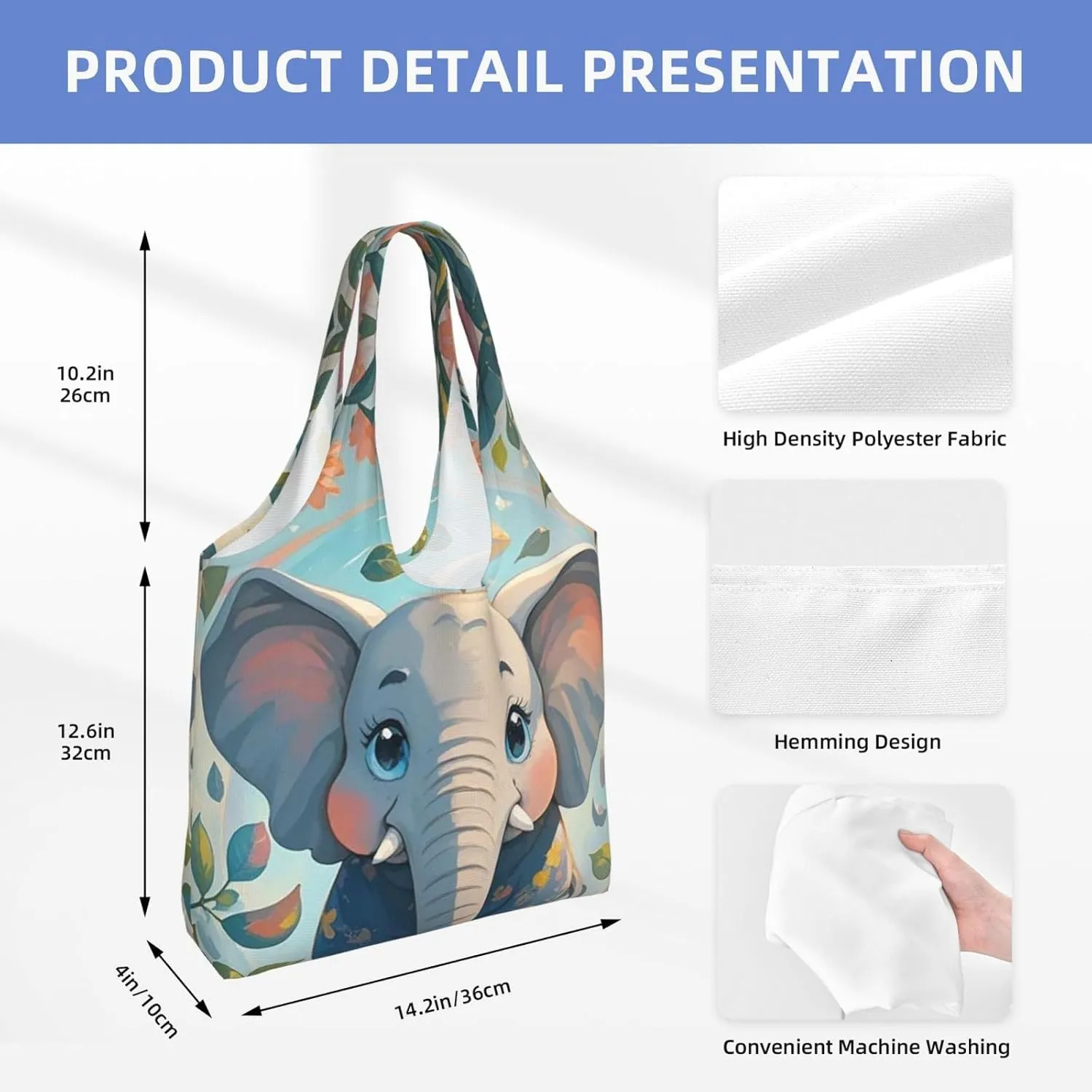 Canvas Tote Bag Lightweight Reusable Grocery Shopping Bag Pitbull Dogs Handbag for Women Men